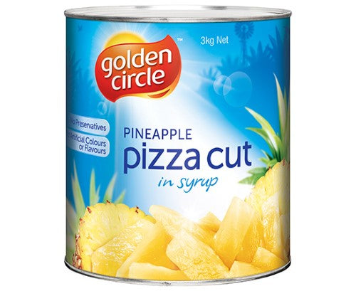 Pineapple Pizza Cut Golden Circle 3kg  - TIN