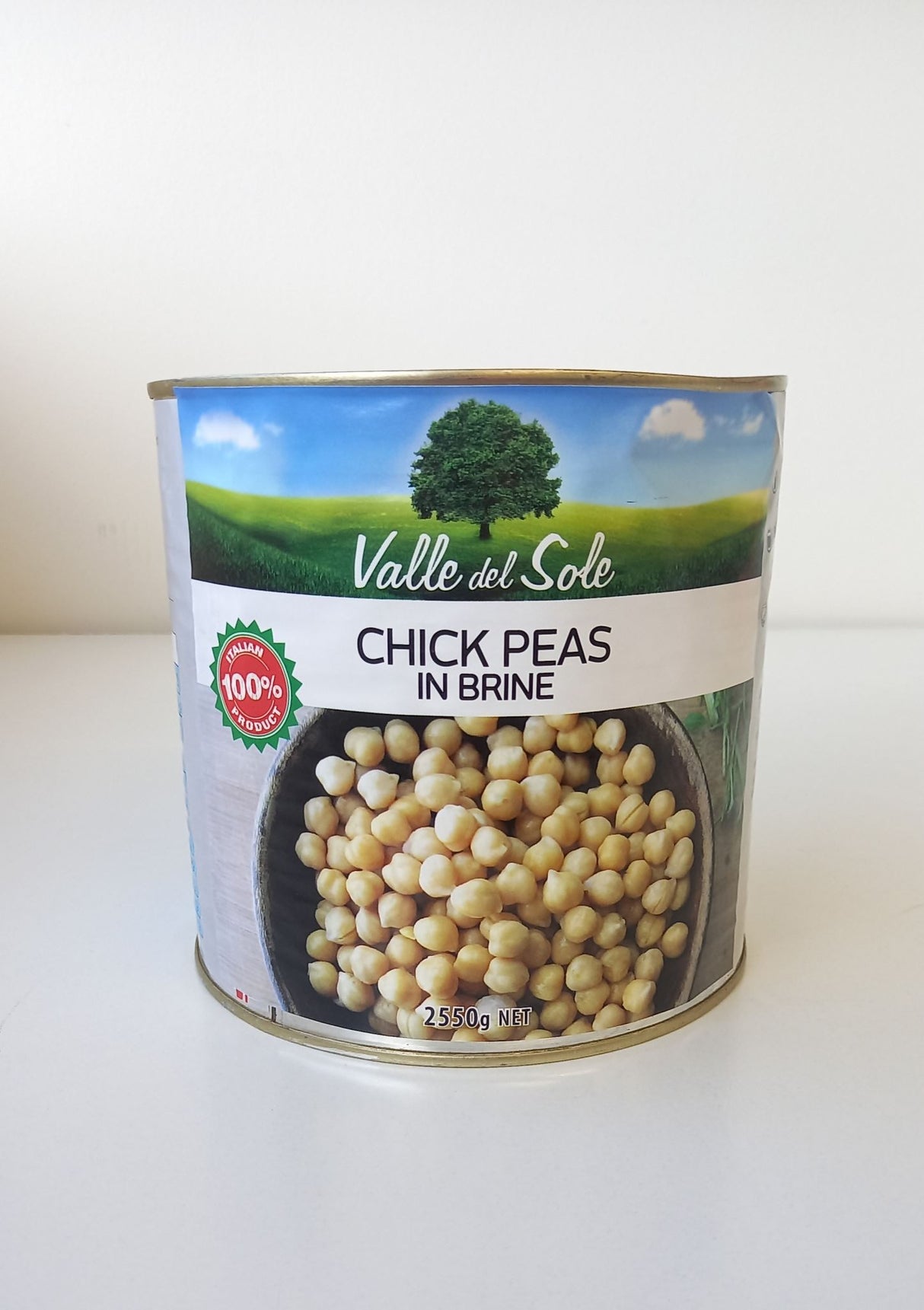 Chickpeas In Brine 2.5kg Can  - TIN