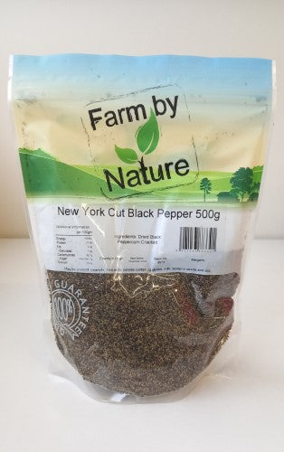 Pepper Black New York Cut 500gm  - Packet