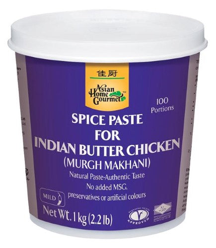 Paste Butter Chicken 1kg Asian Home Gourmet - TUB