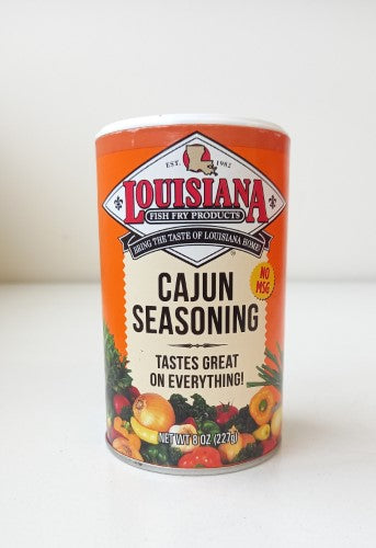 Cajun Seasoning Louisiana 227g TUB featuring a bold mix of spices for authentic Louisiana flavor in grilling and cooking.