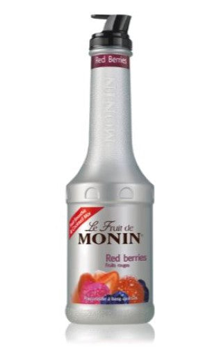 Monin Red Berries Fruit Puree 1l  - Bottle