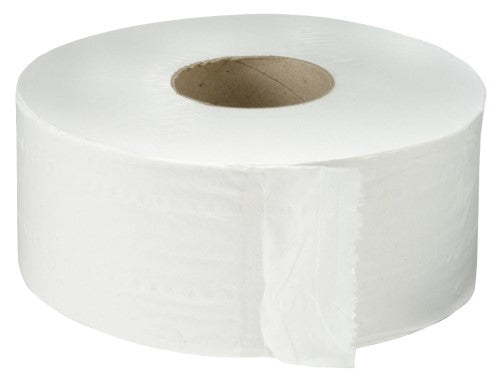 Soft and strong 2-ply toilet tissue, 300m per roll, 8 rolls per carton; eco-friendly and perfect for home or commercial use.