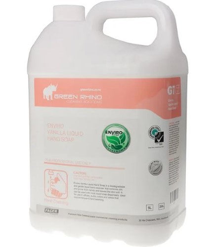 Soap Enviro Liquid Vanilla G/Rhino 5lt - Grg7-5  - Bottle