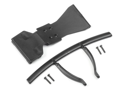 Front bumper set for HPI Racing RC cars, offering durability, impact resistance, and enhanced performance.