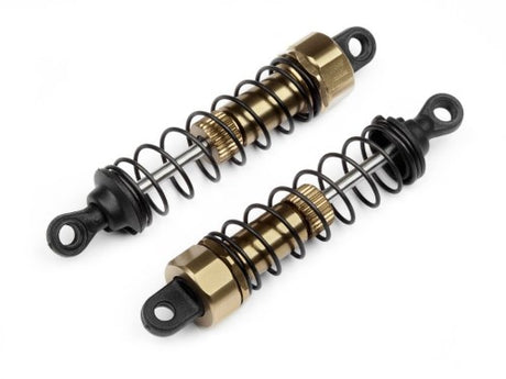 Maverick Ion Aluminum Shock Set (2-pack) enhances RC vehicle performance with durable, lightweight shock absorbers.