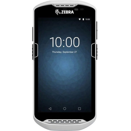 Zebra TC52 touch computer with 5" HD touchscreen, SE4710 scan engine, rugged IP68 design, and advanced connectivity options.