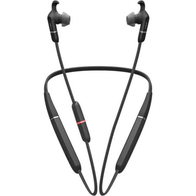 Jabra EVOLVE 65e MS Earset: Wireless Bluetooth neckband with noise-cancelling mic and up to 13 hours battery for calls and music.