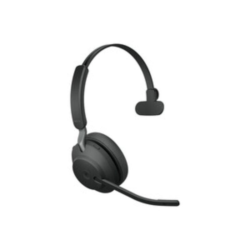 Jabra Evolve2 65 Headset - Mono - USB Type A - Wireless - Bluetooth - Over-the-