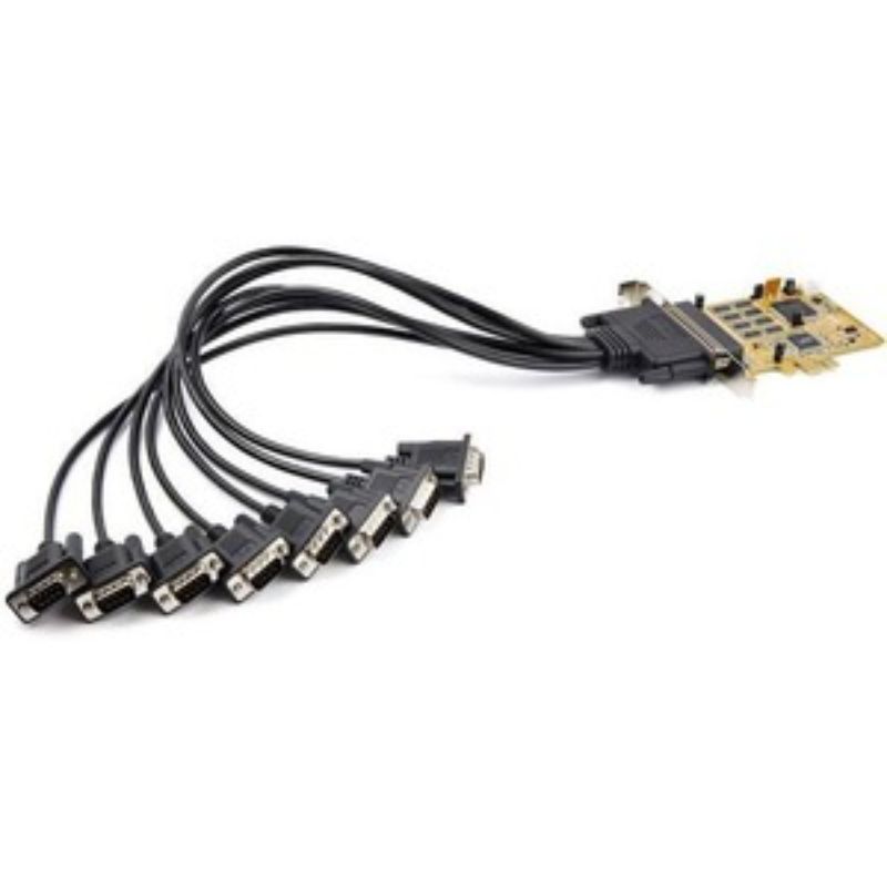 Startech 8-Port PCI Express RS232 Serial Adapter Card - PCIe RS232 Serial Card