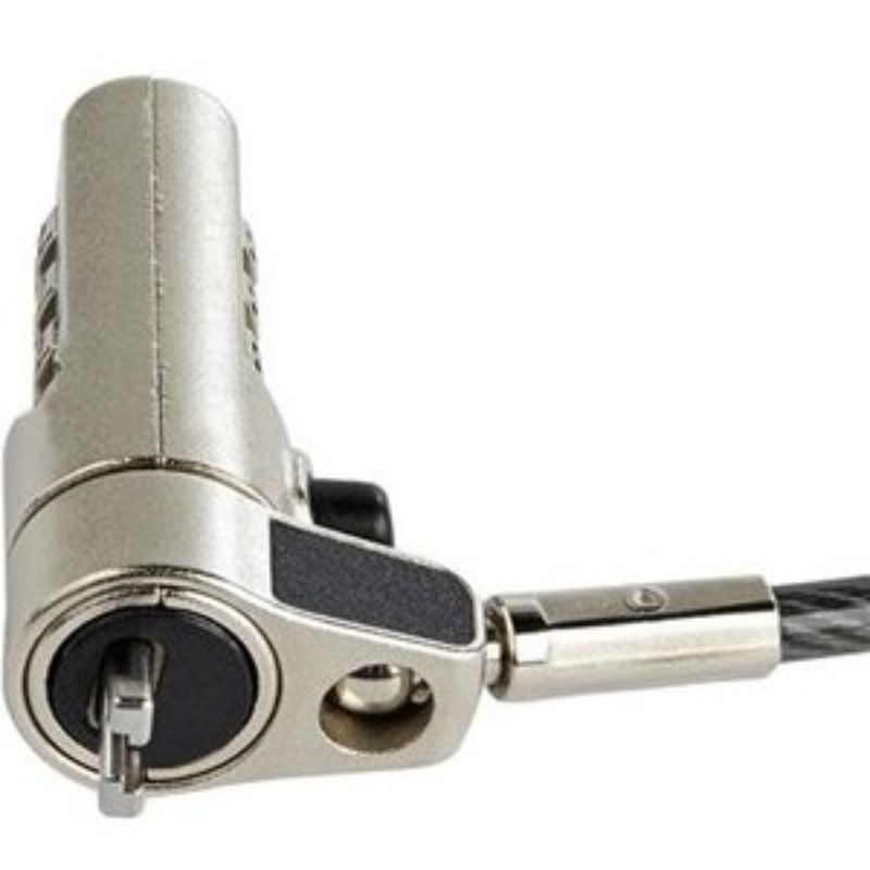 Startech 6ft Laptop Cable Lock with keyless 4-digit combination for Nano Slot devices, offering robust anti-theft protection.