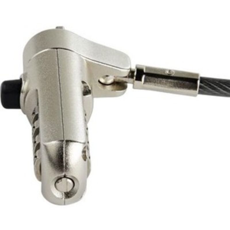 6ft Startech cable lock with 4-digit combination, vinyl-coated steel, designed for laptop anti-theft security.