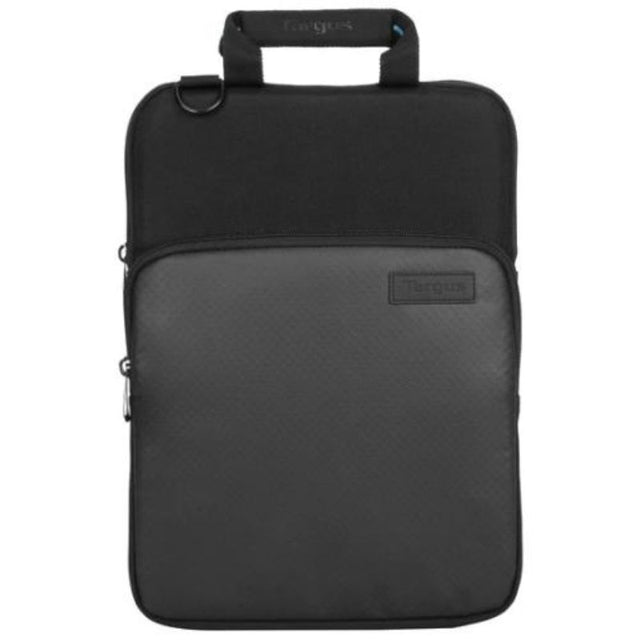 Targus 11-12IN Vertical Rugged Case, a protective slipcase with reinforced sides and shock absorption for school laptops.