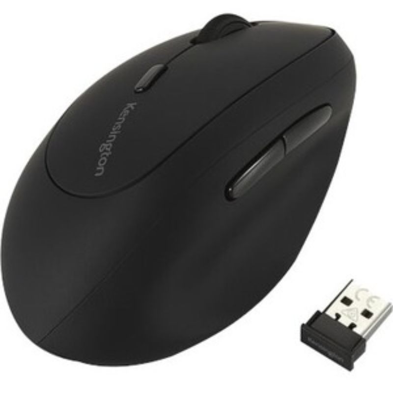 Kensington ProFit Left-Handed Ergo Wireless Mouse - Wireless - Black - USB - 16