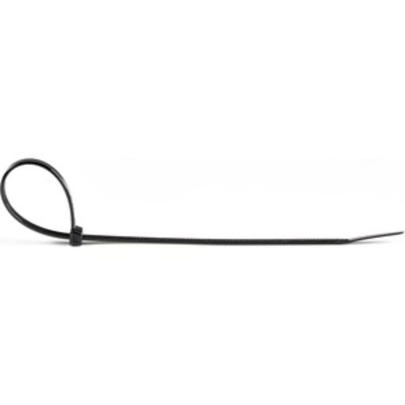 StarTech.com 100 Pack 10" Cable Ties - Black Extra Large Nylon/Plastic Zip Tie