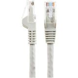 StarTech.com 2m Cat.6 UTP patch cable in grey, featuring gold-plated contacts for high-speed, error-free network connections.