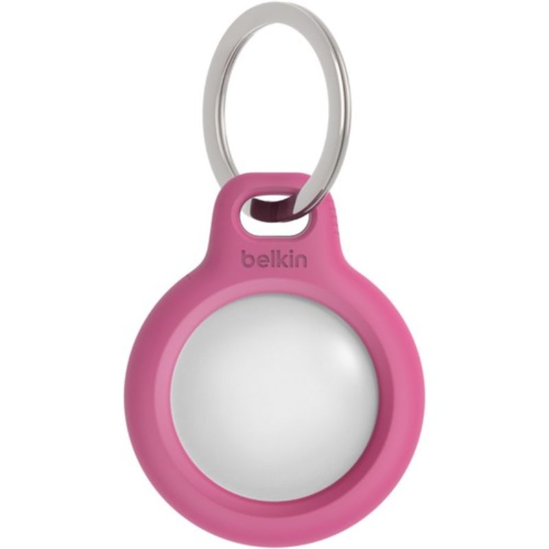 Belkin Secure Holder with Key Ring for AirTag - Pink