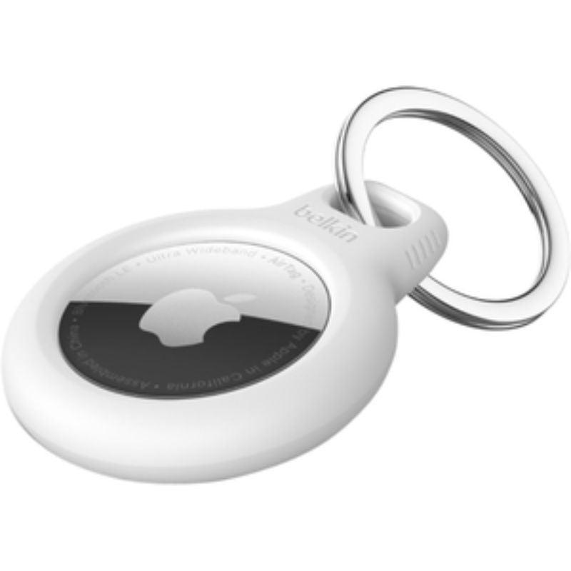 Belkin Secure Holder with Key Ring for AirTag - White