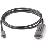 USB-C to HDMI cable adapter, 3ft long, supports 4K 60Hz HDR10 for vibrant visuals and easy device connectivity.