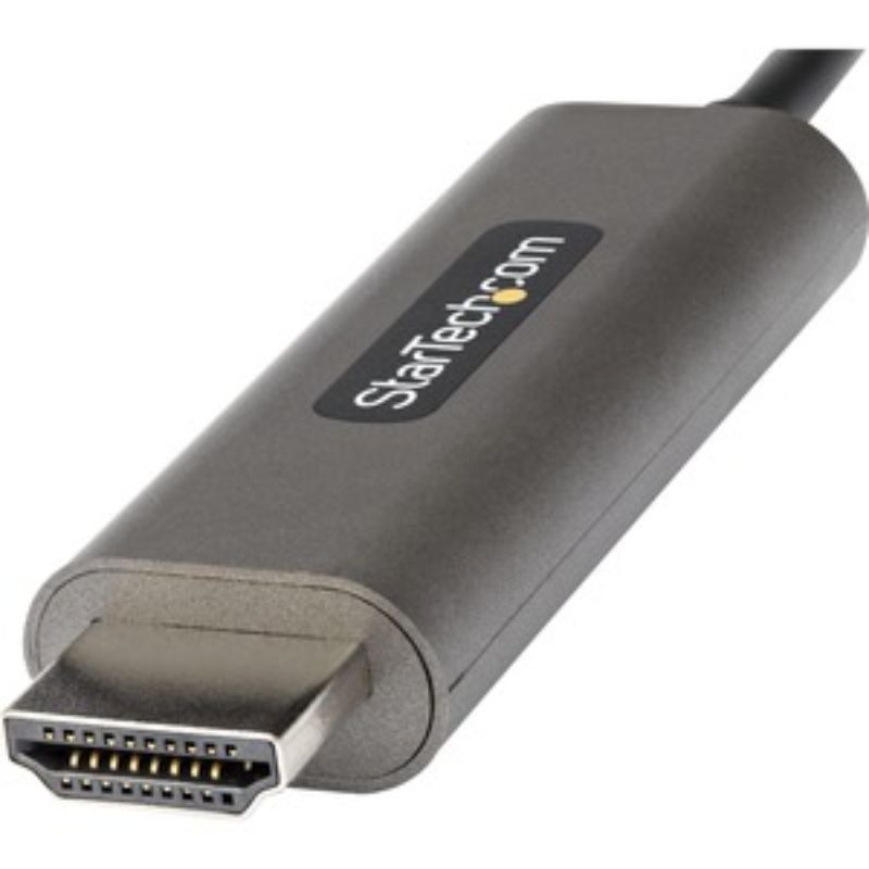 StarTech.com 3ft USB-C to HDMI adapter delivers 4K 60Hz HDR10 visuals for seamless connections to HDMI displays.