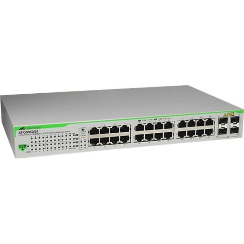 Allied Telesis WebSmart GS950/24 Ethernet Switch - 28 Ports - Manageable - Giga