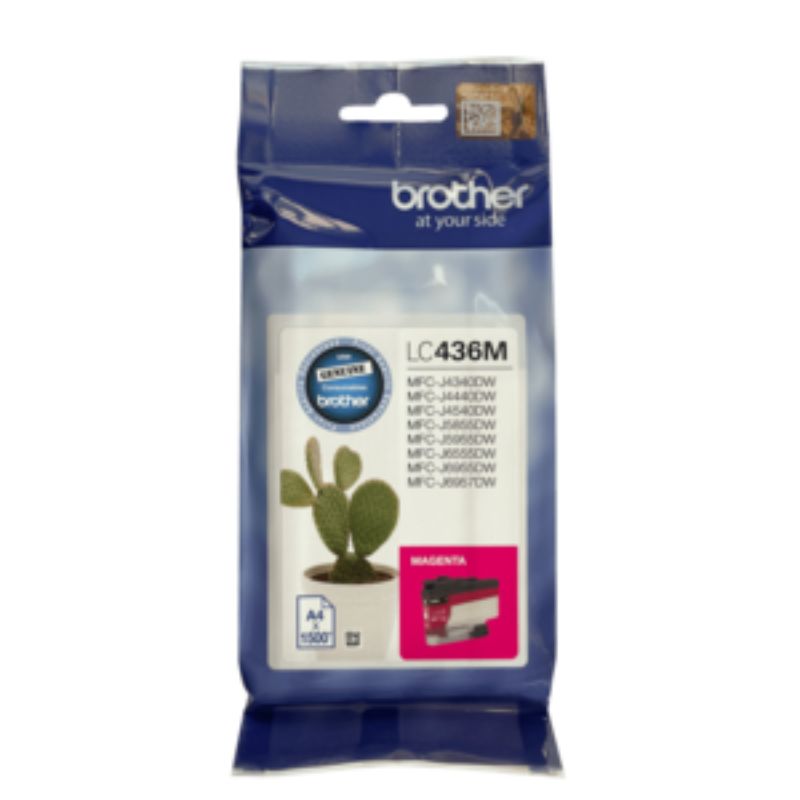 Brother LC436M Original Ink Cartridge - Single Pack - Magenta - Inkjet - 1500 P