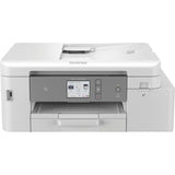 Brother MFC-J4440DW multifunction printer: wireless inkjet with vibrant 1200x4800 dpi prints, ADF, and 1 year of ink included.