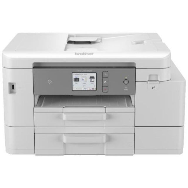 Brother MFCJ4540DW multifunction printer with wireless connectivity, high-yield ink, and user-friendly touchscreen for home office efficiency.