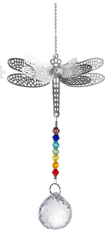 Suncatcher with Dragonfly Cutout - DRAGONFLY - Set of 2
