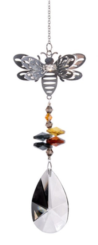 Suncatcher with Bee Cutout - BEE - Set of 2
