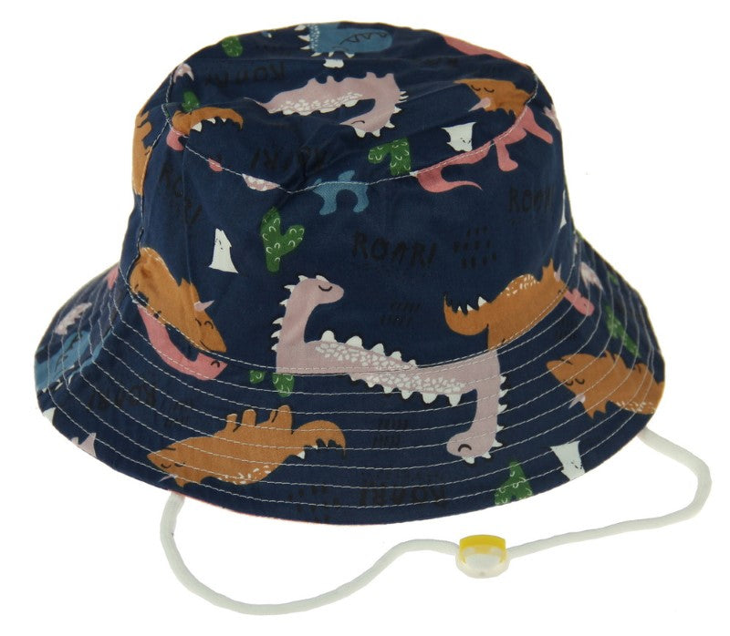 Hat - Dinosaur Kids Bucket Hat 50cm - 50cm - Set of 2