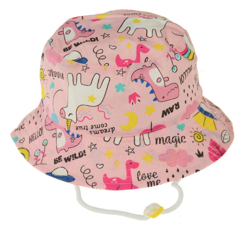Hat - Unicorn Kids Bucket Hat 50cm - 50cm - Set of 2