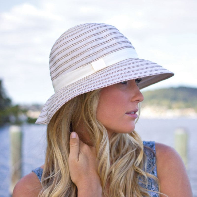 Hat - Katie Braided Bucket Style - BEIGE