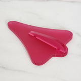 Vibrant set of 9 jet plane wall art pieces in diverse colors, made from 6mm thick satin finish cast acrylic.