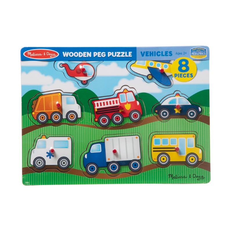 Puzzle - Vehicles Peg - Melissa & Doug