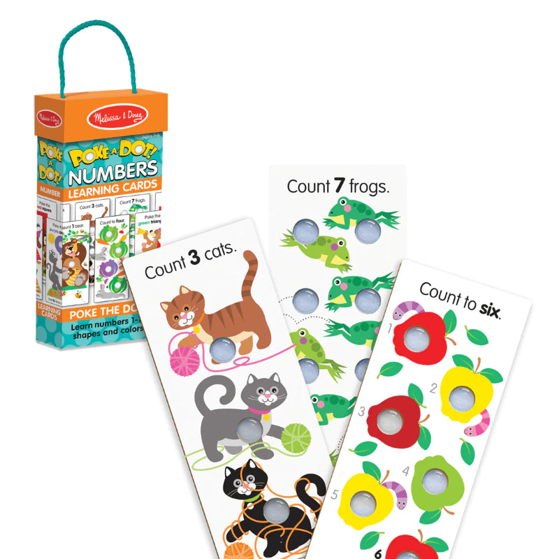 Poke-a-Dot Numbers Learning Cards - Melissa & Doug