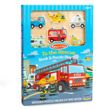 Book & Puzzle Play Set: To the Rescue - Melissa & Doug