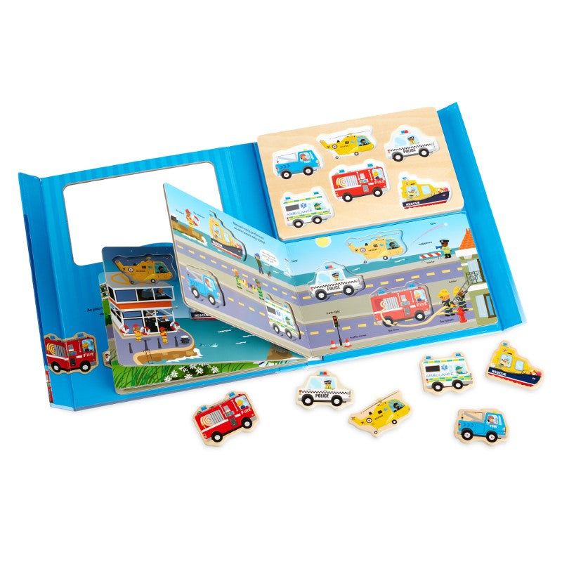 Book & Puzzle Play Set: To the Rescue - Melissa & Doug