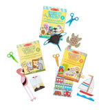 Melissa & Doug Safari Scissor Skills pad featuring 20 themed projects for kids to enhance creativity and fine motor skills.