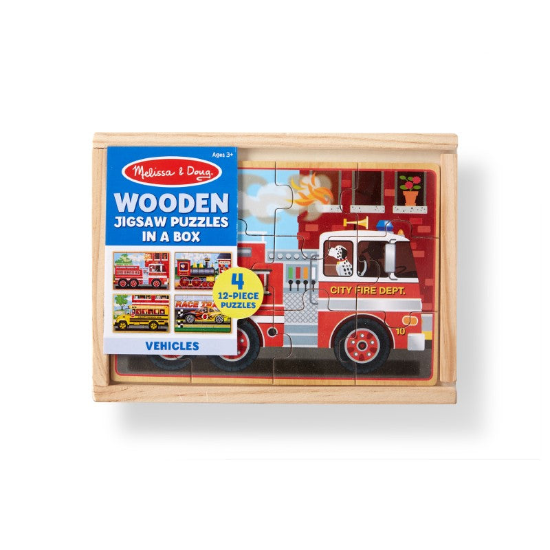 Vehicle Puzzles in a Box - Melissa & Doug