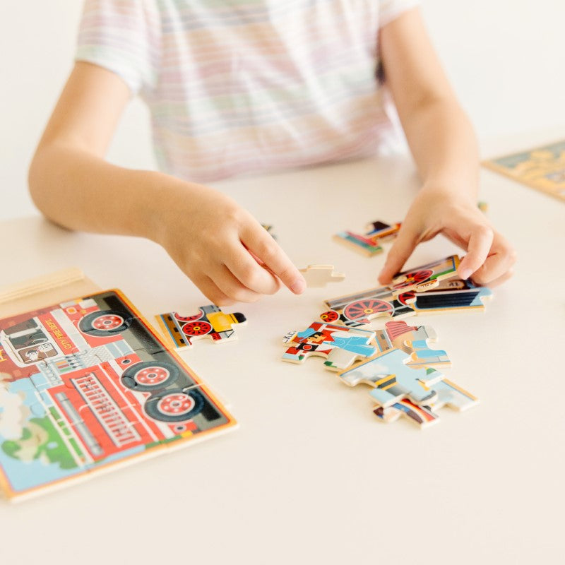 Vehicle Puzzles in a Box - Melissa & Doug