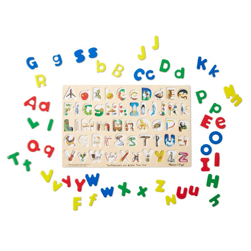 Puzzle - Upper and Lowercase Alphabet - Melissa & Doug