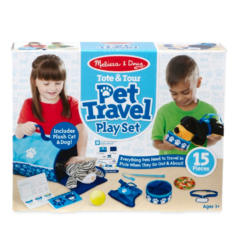 Tote & Tour Pet Travel Play Set - Melissa & Doug