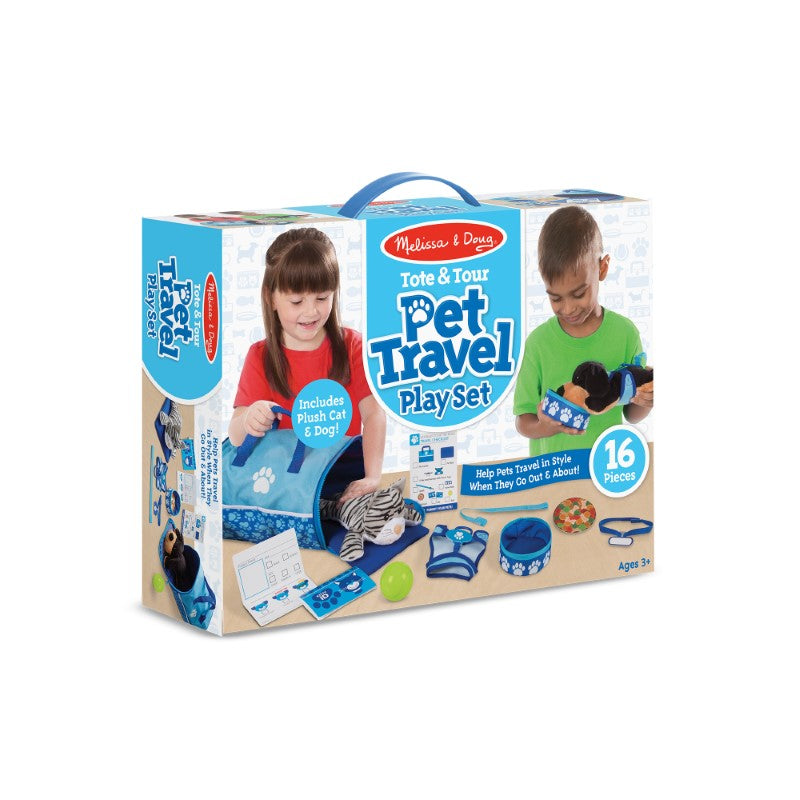 Tote & Tour Pet Travel Play Set - Melissa & Doug