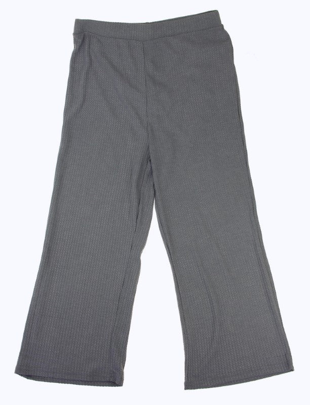 Solid Color Long Pants - DENIM - Smartfox