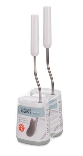 Flex Lite Toilet Brush 2-Pack (Grey) - Joseph Joseph