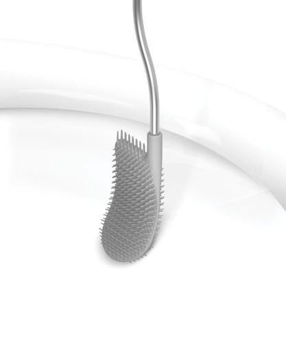 Flex Lite Toilet Brush 2-Pack (Grey) - Joseph Joseph