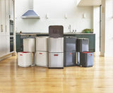 Totem Compact 40L Recycling Bin (Stone) - Joseph Joseph