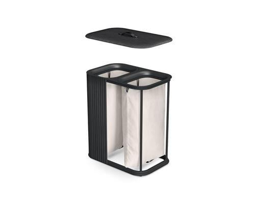Tota Luxe 90L Laundry Basket (Black) - Joseph Joseph