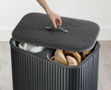 Tota Luxe 90L Laundry Basket (Black) - Joseph Joseph
